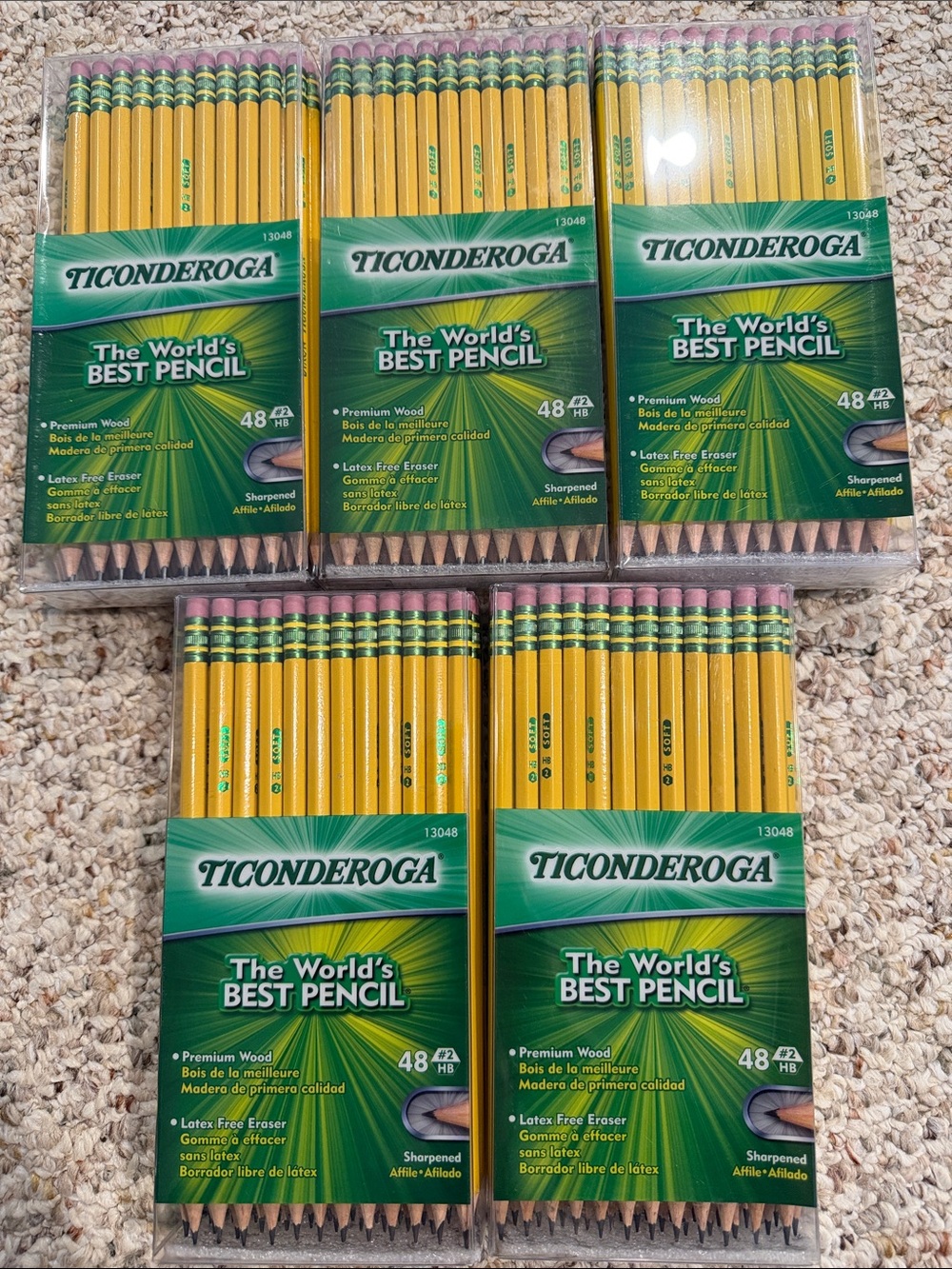 5pks Ticonderoga Pencils